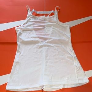 Nike DRI-FIT  white tank top